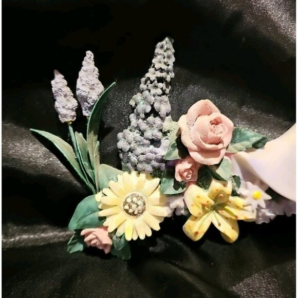 Set Of 2 Flower Fairy Pixie Wall Hangings Garden Angels 10x12” 2005 Art Deco - Picture 4 of 10